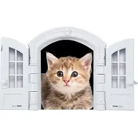 Melitt Frans Kattenluik, Frans Huisdiervrij in- en Uitgaand, Dubbele Deur, ABS Kattenluik, Hondenluik met Opening