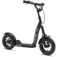 Bikestar Classic, autoped, 10 inch, zwart unisex