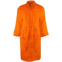 The One Towelling Klassieke badjas voor volwassenen (Oranje)