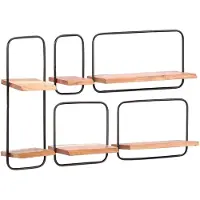 vidaXL Wandplanken 5 stuks massief acaciahout