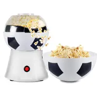 TIM. TIM Popcorn Machine - Popcorn maker - Popcornmais Machine - Wit/Zwart - 30cm x 30cm x 20cm