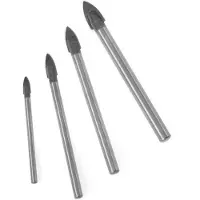 WT&D Set van 4 glas, tegel, spiegelboren (3, 5, 6, 8 mm)
