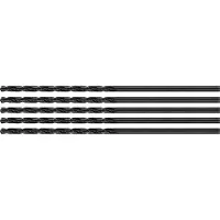 WT&D Set van 5 metaalboren, extra lang (4.0x300 mm)