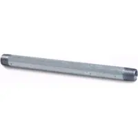Mega Nr. 23 Pijpnippel staal gegalvaniseerd 1" buitendraad 150 mm