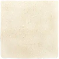 vidaXL Hoogpolig vloerkleed NAVARRA 160x160 cm polyester crèmekleurig