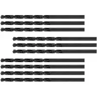 WT&D Set van 10 metaalboren (HSS-R, 4.5x80 mm)