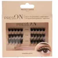 Peggy Sage DIY Lashes Press On Pre-glued Eyelashes + Applicator
