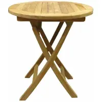 AVH-Collectie Klaptafel 70 cm rond teak