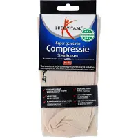 Lucovitaal Koper Geweven Compressie Steunkousen Beige 36-41