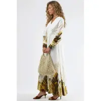 MSN Collection Tropisch Bloemenprint Maxi Jurk