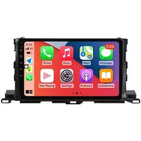 RoverOne Autoradio Bluetooth CarPlay GPS Navigatie voor Toyota Highlander 3 XU50 2013 - 2018