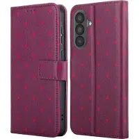 IMoshion Design Bookcase voor de Samsung Galaxy A37 (5G) - Crush Check Coral Dust