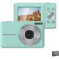 INF Digitale camera 44MP/1080P/16X met digitale zoom/invullicht/32GB kaart Green
