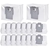 INF Roborock stofzuigerzakken voor Roborock S8, S8+, S8 Pro Ultra, S7 MaxV Ultra, S7 Pro Ultra, Q7+, Q7 Max+, 14 stuks