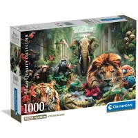 Clementoni Puzzel Mysterieus Dschungel, 1000 stukjes, voor volwassenen - HQ Collection - 70 x 50 cm - Uitdagende puzzel, geschikt voor leeftijden 14-99 - 39987