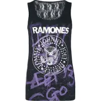 Ramones Top - Let's Go - S tot XXL - voor Vrouwen - zwart | Maat M