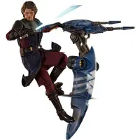 Hot toys Figuur TMS020 - Star Wars : The Clone Wars - Anakin Skywalker And Stap Deluxe Version