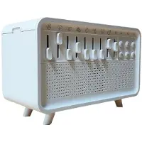 Tlily Witte Ruis Machine Diffuser Lucht Aroma Diffuser Luchtbevochtiger met 8 Witte Ruis Verstelbare, Nachtlampje, -Luidspreker