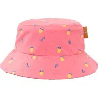 Fresk UV 50+ Bucket hat voor kinderen 86 – Omkeerbare Zonnehoed - Meisjes - Roze - Summer Fruit