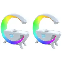 Torribaly 2X Anti-Zwaartekracht Luchtbevochtiger 350 Ml met 5.0 Luidspreker RGB voor Thuiskantoor Luchtbevochtiger