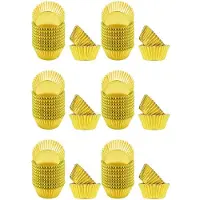 Melitt 3000 Stuks Zilverfolie Cupcake-Voeringen voor Het Bakken van Bakbekers Dik en Stevig, Oliebestendig, Muffinvoeringen Papier B