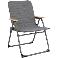 Bo Camp - Urban Outdoor collection - Klapstoel - Westminster - Aluminium - Grijs