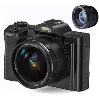 INF Digitale camera 4K, 48MP, CMOS, 16x zoom, zelfontspanner