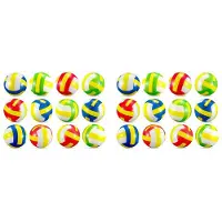 Wella 24 Stuks Volleybal Stressballen Schuim Sport Relief Stressbal Zachte Kleine Volleybal Speelgoed Bal Geschenkvuller