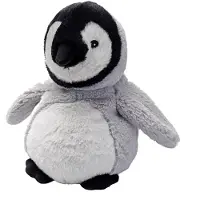 Greenlife value gmbh Magnetronknuffel Pinguïn H25cm Grijs grijs Pluche