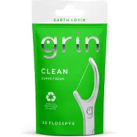 Grin Floss-Sticks Clean 36 stuks