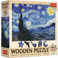 Trefl puzzel - The Starry Night - Vincent van Gogh - 200 XXL stukjes.