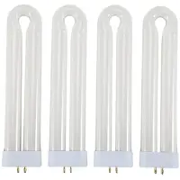 Semoic Bug Zapper Vervangende Lamp voor 15 Watt Insectenaantrekkende Lamp, 7,5-Inch FUL 15W-BL U-Vormige Lamp voor 15wht 4-Pack