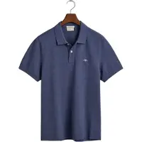 Gant Shirt saffier / lichtgrijs / rood / wit
