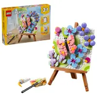 LEGO Decorative Floral Art Painting Construction Game Veelkleurig Kinderen