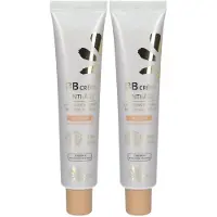 Fleurance Nature BB Anti-agingcrème, tint medium, biologisch 2x40 ml Dagcrème