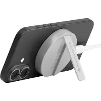dbramante1928 Re-charge Wireless Magnetic Charger met Standaard 25W - Zilver