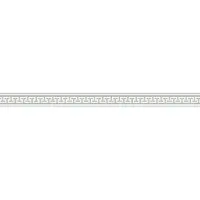 A.S. Création Behangrand zelfklevend 2813-19 Only Borders meander metallic grijs 5 m x 4,4 cm