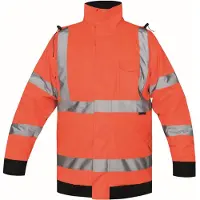 Korntex Hi-Vis Light Rain Jacket Kaunas KX020 - Signal Orange - L