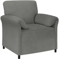 vidaXL 1-Zits Bank Donkergrijs 88 x 83 x 95 cm Fluweel