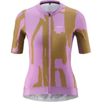 Gonso - Women's Road Jersey Print - Fietsshirt 44, bruin