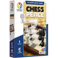 SmartGames Chess Peace - Logisch Denkspel met Schaakregels - 60 Educatieve Strategie Uitdagingen - IQ Breinbreker & Solospel - Vanaf 8 Jaar