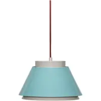 Hubsch Hanglamp Remi, dimbaar, blauw, Woon-/ Eetkamer, metaal, Scandinavisch, hanglamp