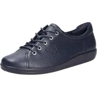 Ecco Soft 2.0 Classic leren dames sneakers blauw maat 37