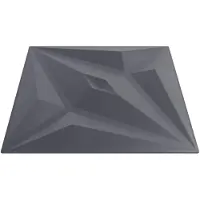 vidaXL Wandpanelen 48 st 50 x 50 cm Ster Grijs XPS Schuim