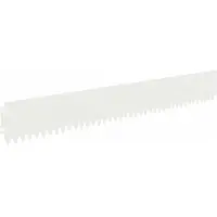 vidaXL Gazonrand 20 st 103 x 15 cm Staal Wit