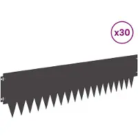 vidaXL Grasafscherming 30 st Metaal