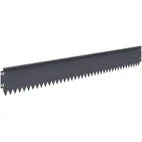 vidaXL Gazonrand 30 st 103 x 15 cm Staal Antracietkleurig