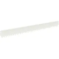 vidaXL Gazonrand 50 st 103 x 10 cm Staal Wit