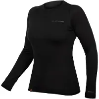 Endura Women's Long Sleeve Jersey Blend BaaBaa Black