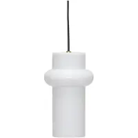 Hubsch - Pilule Pendant - Shiny White - ø15xh25cm